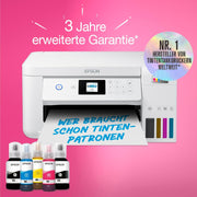 Impresora multifunción de inyección de tinta Wi-Fi Epson EcoTank ET-2826 A4, con un suministro de tinta incluido de hasta 3 años