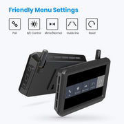 Cámara de visión trasera inalámbrica con señal digital estable, cámara de marcha atrás impermeable IP68 y monitor TFT-LCD de 5 pulgadas, imagen clara y estable AUTO-VOX W7