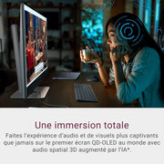 Monitor Dell 32 Plus - S3225QC, 4K UHD (3840x2160), 120Hz, QD OLED, 0.03ms, AMD FreeSync Premium Pro, HDR True Black 400, Dolby Vision, altavoces integrados, 3 USB-C, HDMI, 3 años de garantía