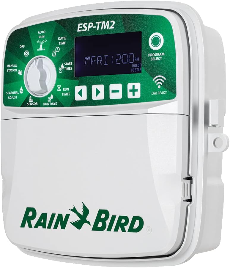 Programador Rain Bird ESP-TM2 de 8 estaciones para interior y exterior 230 V