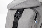Carro de la compra Carlett de 4 ruedas plegable, bolsa extraíble de gran capacidad 53L / 15kg y bolsa térmica de 10L, manillar ajustable, freno de seguridad, convertible en 2 ruedas, Classic Duo, blanco