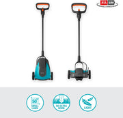 Cortacésped a batería Gardena HandyMower 22/18V P4A Set listo para usar: cortacésped manual, para superficies de césped de hasta 50 m², altura de corte ajustable, incl. batería 18V P4A (14620-20)
