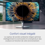 Monitor Dell U2724D UltraSharp de 27" QHD (2560x1440), 120 Hz, IPS Black, 5 ms, 98% DCI-P3, 2x USB-C, 2x DisplayPort, HDMI, 3x USB, garantía de 3 años, plata