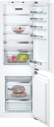 Frigorífico combi Bosch KGN36NWEA Serie 2, 186 x 60 cm, 215 L de refrigeración y 87 L de congelación, NoFrost: nunca más tendrá que descongelar, iluminación LED para una distribución uniforme de la luz