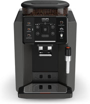 Krups Sensation C50, Cafetera de grano, máquina espresso, 5 bebidas de acceso directo, interfaz táctil, fácil de usar, limpieza automática, boquilla de vapor para cappuccino, fabricada en Francia EA910810