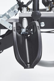 Portabicicletas para 4 bicicletas sobre enganche, abatible Premium Mottez, acero