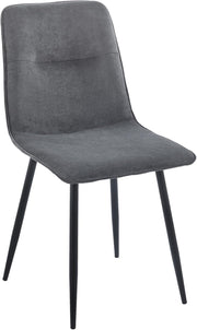 SAM Juego de 7 piezas Grupo de comedor Josy | 200 x 100 cm | Madera efecto roble silvestre | Set de sillas Susi gris | Estructura en U negra | Mesa de comedor con 6 sillas | Mesa de comedor/mesa de cocina/mesa de madera | Comedor