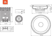 JBL Stage3 607CF Altavoz para coche de 16,5 cm y 2 vías - Set de altavoces Harman Kardon de componentes de 250 vatios con altavoces empotrados sin rejilla y tweeters empotrados