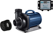 Bomba para filtro/estanque AquaForte DM-22.000 Vario S, 70-200W, altura de elevación 7,5m, regulable con controlador externo. Ideal como bomba para estanques o para arroyos/cascadas.