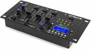 Kit DJ completo VONYX SKYTEC: altavoz de 500 W, potente amplificador de 2 x 250 W con mesa de mezclas