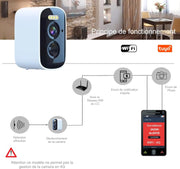 Nuevo - Alarma para Autocaravana - WiFi - con Teleasistencia 24/7 - 1 Cámara de Vigilancia - 2 Sirenas de 125 dB - 5 Sensores de apertura - 1 Detector de movimiento - 2 Mandos
