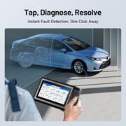 TOPDON Escáner de diagnóstico automotriz AD800BT V2.0 Bluetooth, herramienta de diagnóstico bidireccional multimarca para sistemas completos con 28 funciones de reinicio, dos años de actualizaciones gratuitas, prueba activa