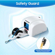 DAOHHFO Molinete eléctrico de 45 libras 12 V para agua salada - Cabrestante con control remoto de 30 m - Para agua salada - 21,3 m/min