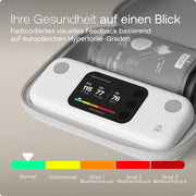 Monitor de presión arterial de brazo con ECG WPM07-08-all-Inter, sincronización vía Wi-Fi y Bluetooth para iOS y Android