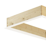 Escalera de desván aislada DOLLE 112x60 cm, valor U 0,77, tres secciones, para 285 cm de altura de habitación, 150 kg de capacidad de carga con aislamiento