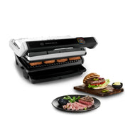 Tefal OptiGrill Elite XL Grill de contacto, 16 programas, pantalla digital, indicador de nivel de cocción, función Grill Boost, acero inoxidable, GC760D12