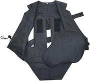 Chaleco airbag de equitación unisex, chaqueta de airbag para moto/equitación, activación de airbags en 0,1 segundos