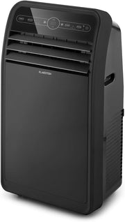 Aire acondicionado portátil Klarstein con manguera de escape, unidad 4 en 1 con ventilador, deshumidificador y modo nocturno, aire acondicionado pequeño y portátil para el hogar y la oficina, bajo consumo, 9000 BTU