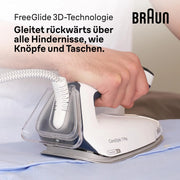 Centro de planchado CareStyle 7 Pro IS7282BL 2700 vatios, depósito de agua de 2 l, golpe de vapor de 600 g/min, suela FreeGlide 3D