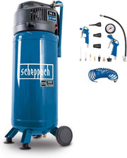 Compresor de aire vertical Scheppach HC51V | Depósito de 50 L, 10 bar