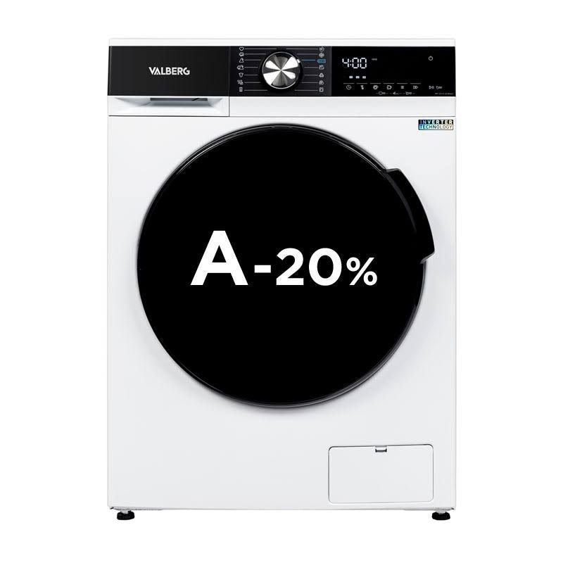 Lavadora de carga frontal Valberg 12 Kg Wf 1214 A-20 W566c