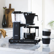 Moccamaster KBG Select, cafetera, cafetera retro, café de filtro, color blanco hueso, 1,25 L