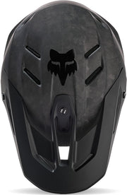 Casco de Motocross Fox V3 RS Carbon Solid MIPS, Negro Mate, M (57/58)