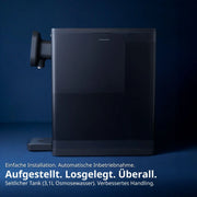 Sistema de ósmosis inversa de sobremesa OsmoFresh Fusion Air, dispensador de agua caliente, filtro de minerales, 3x UVC, relación de residuos 2:1, certificado por TÜV