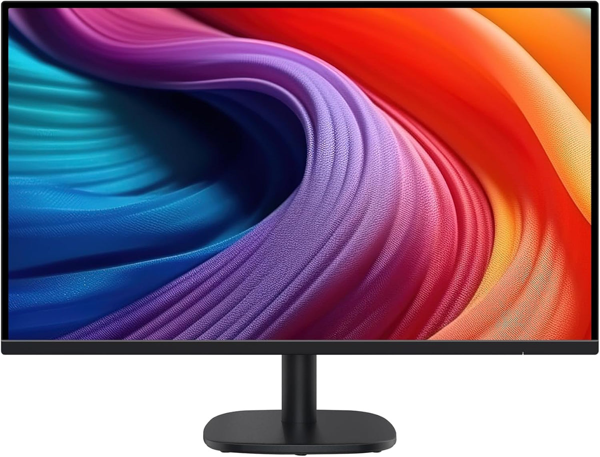 Monitor Amazon Basics de 27", FHD 1080p, máx. 100 Hz, compatible con VESA, altavoces integrados, negro