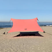 Tienda de playa gigante Neso Tents, 2,5 m (8 pies) de altura, 3,4 m (11 pies) x 3,4 m (11 pies), esquinas reforzadas y bolsillo refrigerador