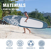 FEATH-R-LITE Tabla de paddle surf inflable para adultos SUP con dos configuraciones de accesorios diferentes