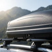 Cofre de techo VDP-MAA320 negro mate, portaequipajes de coche bloqueable, 320 litros