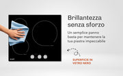 Placa de inducción de 59 cm - 3 zonas, 5500 W, controles por mandos - Beldeko