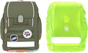 LÄSSIG Set de mochila escolar de 7 piezas para niños/School Set Boxy Unique Negro
