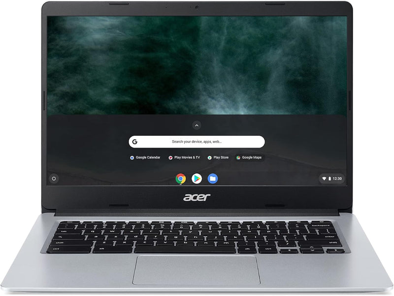 Acer Chromebook 314 CB314-1HT-P2DF Portátil Táctil 14'' FHD IPS, PC Portátil (Intel Pentium Silver N5030, RAM 8GB, 64GB eMMC, Intel UHD Graphics 605, Chrome OS) Teclado AZERTY, Laptop Gris