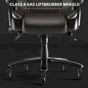 Silla de oficina ejecutiva Bossin para personas grandes y altas, silla ergonómica de 500 libras con soporte lumbar ajustable, respaldo alto y piel sintética para computadora