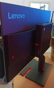 Estación completa Lenovo Tiny con monitor Full HD de 24", Intel i5-8400, 16 GB de RAM, 512 GB SSD, Windows 11 Pro + Office 2021, Wi-Fi y Bluetooth, reacondicionado con 3 años de garantía