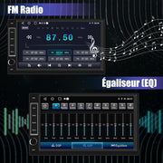 AWESAFE Autoradio Universal 1 DIN/2 DIN Android 13 – Pantalla Táctil de 7 Pulgadas, GPS, CarPlay, Android Auto, WiFi, Bluetooth, FM RDS, USB, Control al Volante [1 GB + 32 GB]