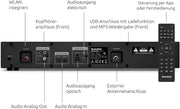 Sintonizador HiFi DIGITRADIO 143 V3 DAB+ radio por internet con Bluetooth, Spotify Connect, WLAN y mando a distancia 43,5 cm