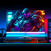 Monitor para PC Gawfolk de 24.5 pulgadas Full HD (1920x1080), 200Hz, 1ms, 3000R Eye Care y FreeSync, compatible con VESA: ¡el monitor para PC ideal! HDMI, DP, protección ocular, inclinable, VESA 75x75