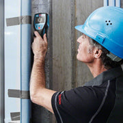 Detector de materiales Bosch Professional System D-tect (1 batería de 12 V, profundidad máx. de detección en tubos de plástico/subestructuras de madera/cables bajo tensión/metales ferrosos: 60/38/60/120/120 mm, L-Boxx)