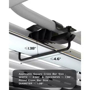 Cesta de carga universal de acero para techo de alta resistencia, capacidad de 200 libras, portaequipajes grande para SUV, automóviles y camionetas