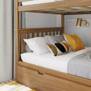 Litera matrimonial sobre matrimonial Max & Lily con cama nido