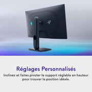 Monitor Gaming Alienware 27 - AW2725D, QHD (2560x1440), 280Hz, QD-OLED, 0.03ms, compatible con NVIDIA G-Sync, AMD FreeSync Premium Pro, DisplayHDR True Black 400, USB-C, HDMI, DisplayPort, garantía de 3 años