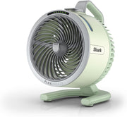 Ventilador Shark FlexBreeze HydroGo con nebulizador, refrigeración para interior y exterior, silencioso y duradero, con y sin cable, compacto y ligero, 5 velocidades, color menta FA050EUGN