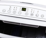 Aire acondicionado portátil TROTEC PAC 2100 X 3 en 1: refrigeración, ventilación y deshumidificación. Unidad de aire acondicionado monobloque de 2 kW, 7.000 BTU/h, para habitaciones de hasta 26 m² y 65 m³, con 2 niveles de ventilación.