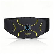 Entrenador abdominal EMS Max para estimulación muscular abdominal dirigida con controlador, cable de carga y cinta de extensión
