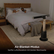 Ventilador de torre Shark TurboBlade TF200SEU, silencioso, control remoto, 10 velocidades, oscilación de 180°, temporizador, alcance de 20 m