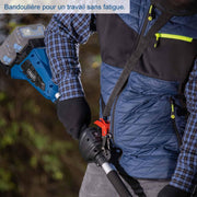 Scheppach Herramienta multifunción 4 en 1 BC-MFH400-X 20V Brushless Multigarten, desbrozadora, cortasetos, serie alta 20V-IXES | con batería de 2 Ah y cargador doble