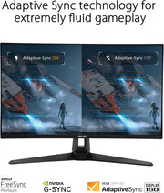 Monitor ASUS 27" LED - VG27AQ3A Pantalla PC 2.5K - 2560 x 1440 píxeles - 1 ms - Formato 16/9 - Panel Fast IPS - 180 Hz - HDR10 - FreeSync Premium/Compatible con G-Sync - HDMI/DisplayPort - Negro